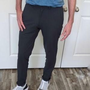Lululemon Commission Slim Fit Pant Warpstreme Obsidian Grey Black size 32
